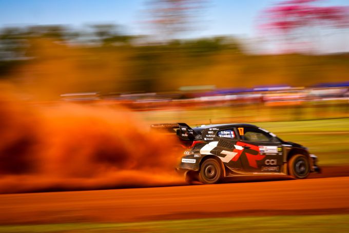 FIA WRC-Ueno Rally del Paraguay 2025 zaterdag Sebastien Ogier actie