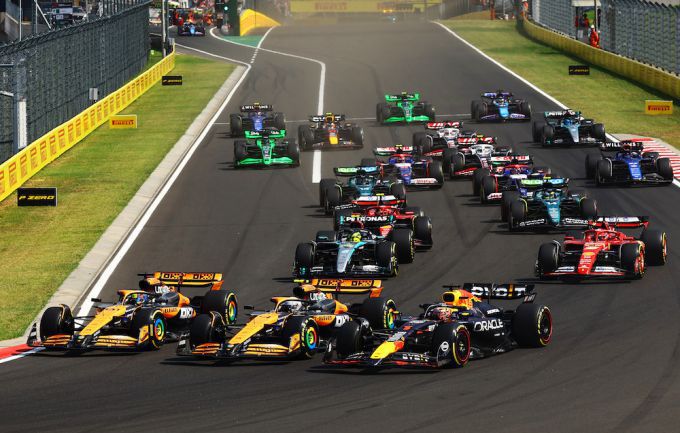 Start GP Hongarije 2025
