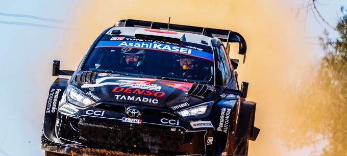 Katsuta is de snelste: grip verrast coureurs tijdens shakedown in Paraguay; droommoment voor president Pena