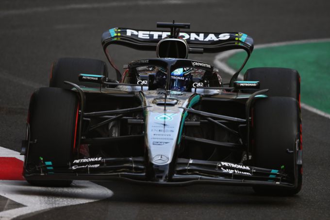 Mercedes mikt op podium ondanks dreiging van Ferrari, McLaren en Max Verstappen