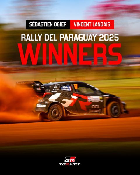 SPECIAL - Toyota behaalt zijn 102e FIA WRC-overwinning in de veeleisende Rally del Paraguay + UITSLAG