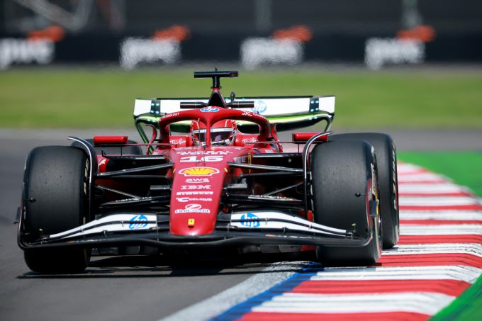 Charles Leclerc F1 Ferrari track