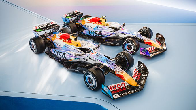 Visa Cash App Racing Bulls & Cash App onthullen een nieuwe holografisch geïnspireerde livery voor de Grand Prix van Las Vegas