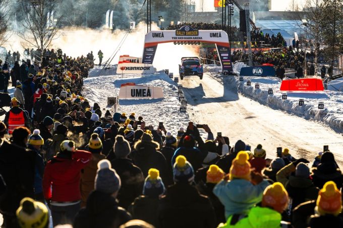 FIA WRC Rally Sweden 2026 Neuville Wydaeghe Hyundai foto Red Bull Content Pool