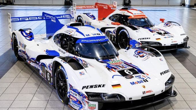 FOTO'S LIVERY - Nieuw design Porsche in Sebring markeert 30 jaar succesvolle samenwerking met Mobil 1