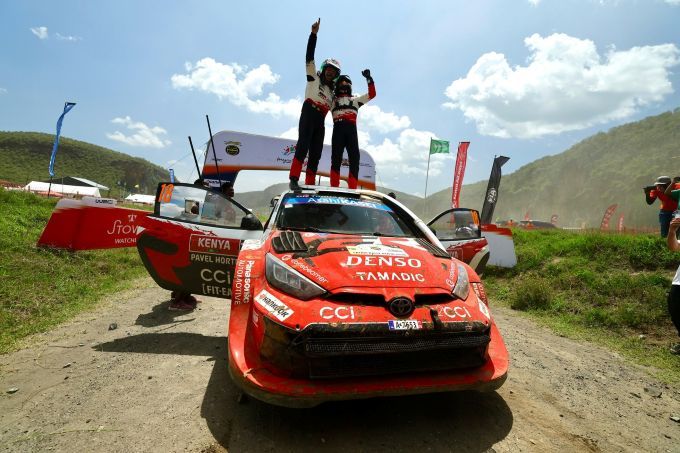 FOTO'S - Japanse rallysensatie Katsuta verrast iedereen met historische WRC-zege in meedogenloze Safari Rally Kenya