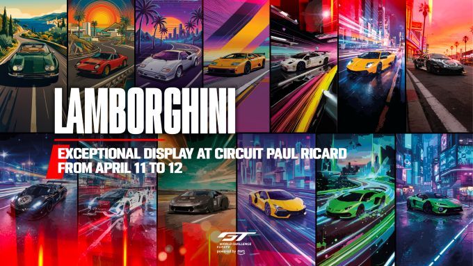 Lamborghini-show steelt de show tijdens seizoensopener GT World Challenge op Circuit Paul Ricard