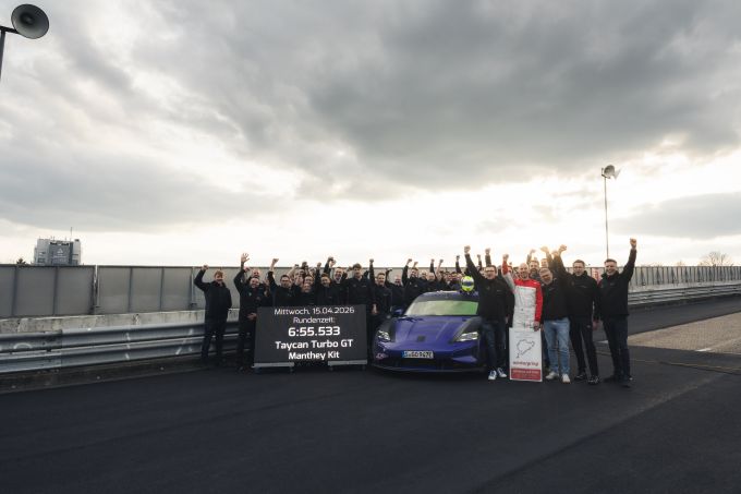 Porsche Taycan Turbo GT Manthey Kit recordronde Nürburgring-Nordschleife