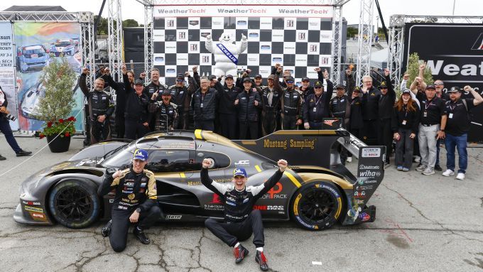 IMSA WeatherTech SportsCar Championship Laguna Seca 2026 Tijmen van der Helm winnaar 1