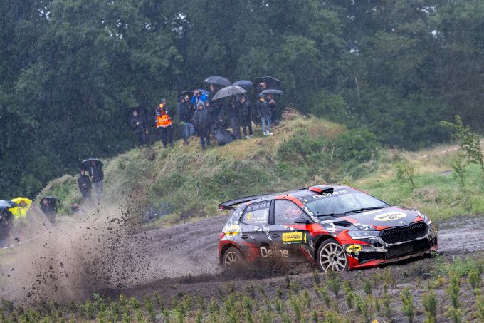 Kevin van Deijne Kroon Oil gesteunde Skoda Fabia RS Rally2