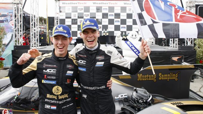 IMSA WeatherTech SportsCar Championship Laguna Seca 2026 Tijmen van der Helm winnaar 5