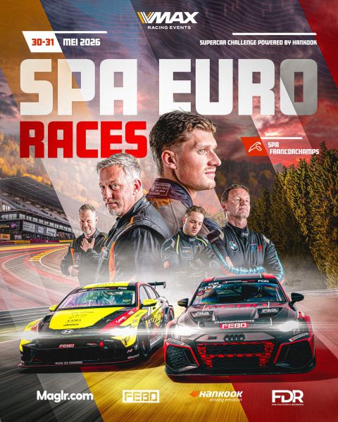 Supercar Challenge event poster SPA Euro Races 2026