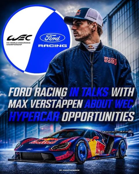 Max Verstappen FIA WEC Ford GT