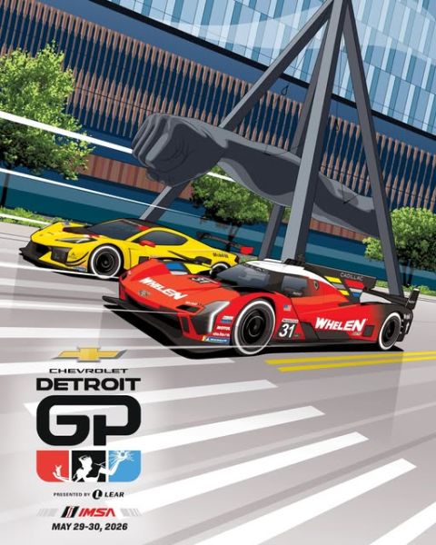 IMSA Chevrolet Detroit Sports Car Classic 29-30 Mei 2026 event poster