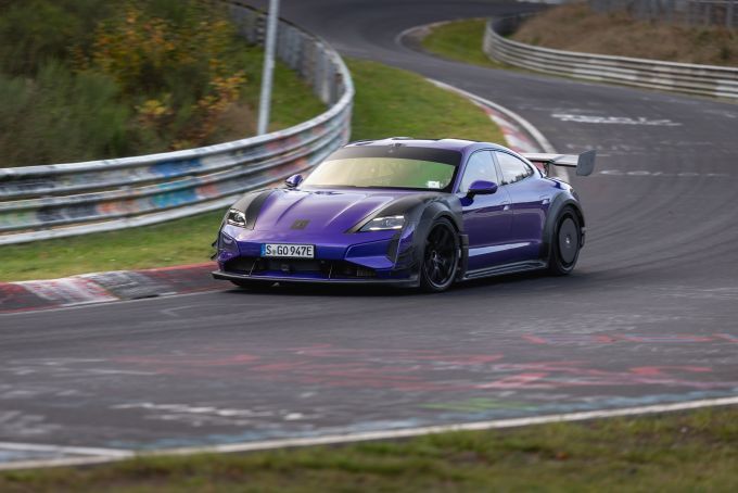 Porsche Taycan Turbo GT Manthey Kit recordronde Nürburgring-Nordschleife