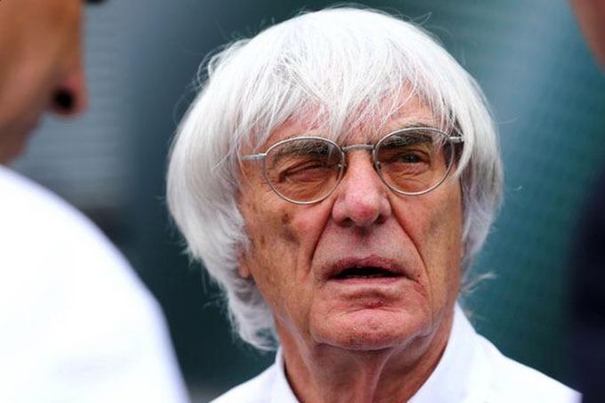 Bernie Ecclestone portret oud F1 manager