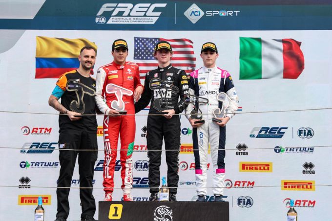 Sebastian Wheldon MP Motorsport winnaar Race 1