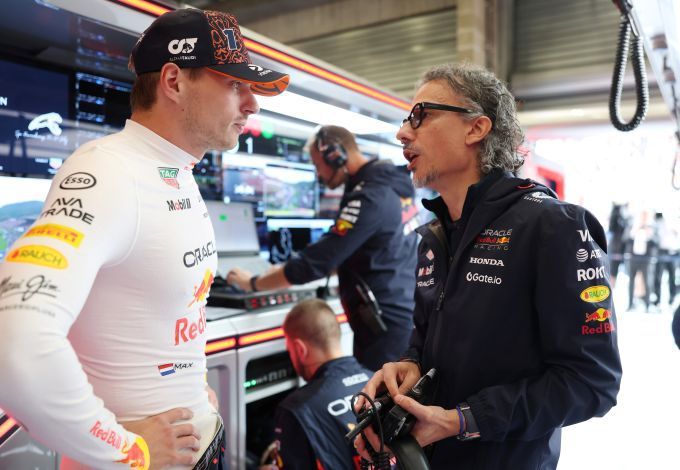 Max Verstappen Laurent Mekies F1 Red Bull