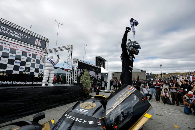 IMSA WeatherTech SportsCar Championship-sprintrace Laguna Seca Nr5_Tijmen_van_der_Helm_Laurin_Heinrich