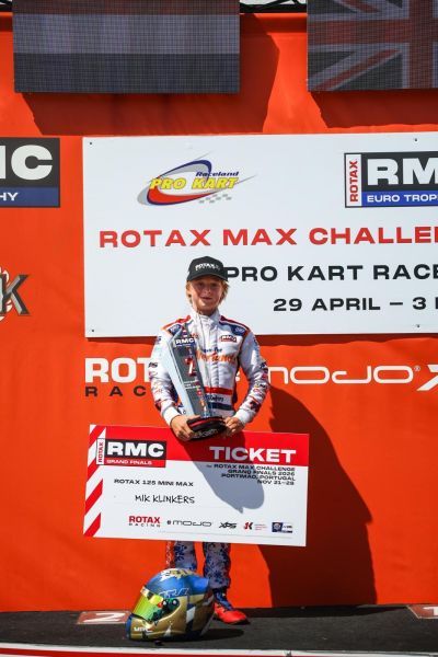 Mik Klinkers Wackersdorf Rotax Max Challenge Euro Trophy