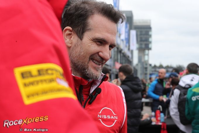 Tommaso Volpe, managing director en teambaas van het Nissan Formula E Team