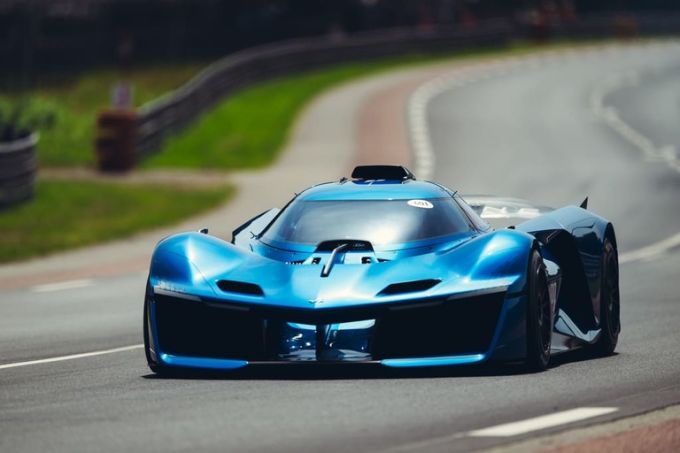 Alpine A424 @ 24 Uur Le Mans 2026 op Circuit de la Sarthe foto 3