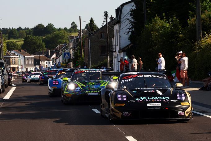 CrowdStrike 24 Hours of Spa 2026 parade woensdagavond 2