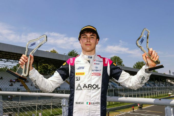 Emanuele Olivieri zet poleposition om in eerste overwinning op Monza