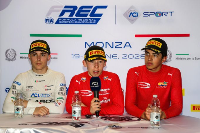 Bij de finish had Nakamura-Berta een voorsprong van 0,705 seconde op Olivieri, Hanna completeerde het podium op de derde plaats