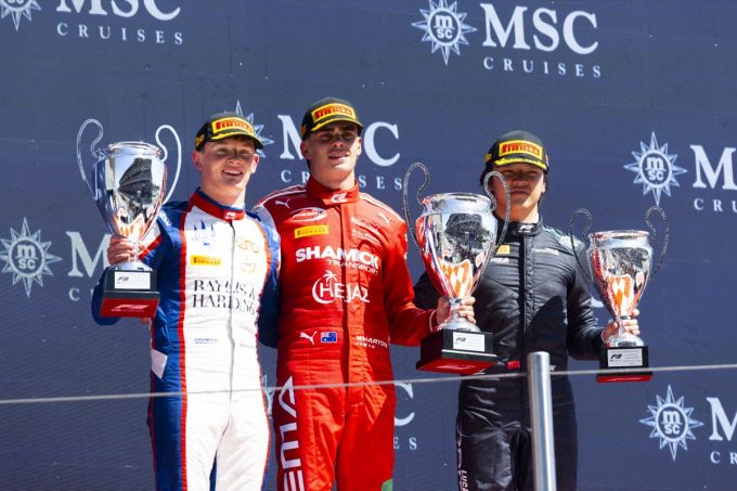 James Wharton leverde vandaag een indrukwekkende prestatie in de openingsrace van het FIA Formule 3-weekend in Barcelona