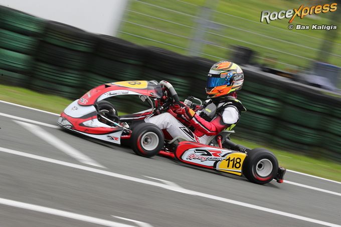 Karttalent Rowena Boonstra meteen derde in haar eerste NXT GP-race