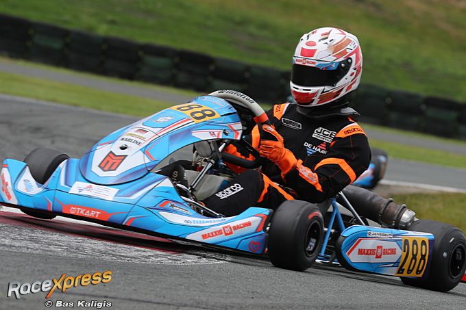 Karttalent Quinn Janssen oppermachtig op Assen