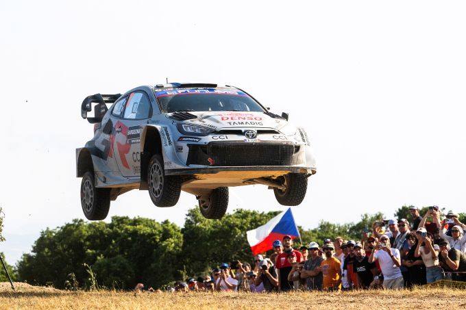 FIA WRC EKO Acropolis Rally 2026 foto 6 red bull content pool 2025 Sebastien Ogier Toyota Yaris