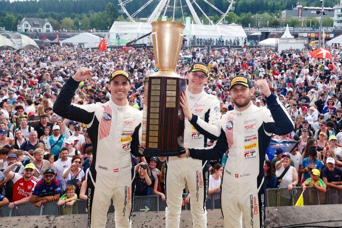 CrowdStrike 24 Hours of Spa 2026 winnaars Ricardo Feller, Thomas Preining