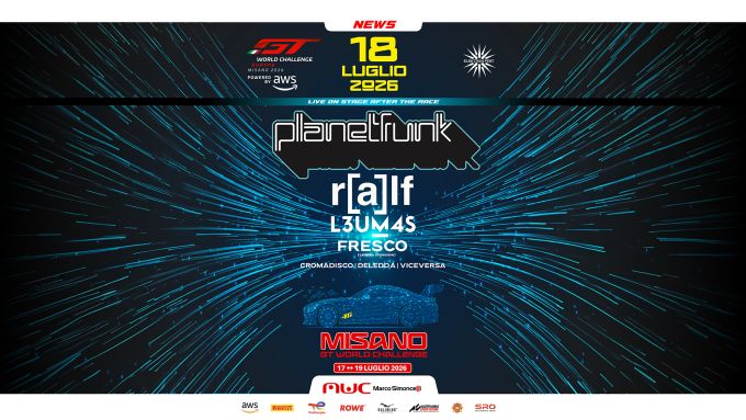 GT World Challenge July 2026 circuit Misano