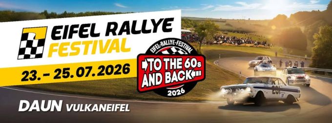 ADAC Eifel Rally Fesrtival 2026 Daun event banner