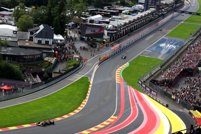 Grand Prix van België 2026 Formule 1 circuit van Spa-Francorchamp 2026 Max Verstappen Eau Rouge