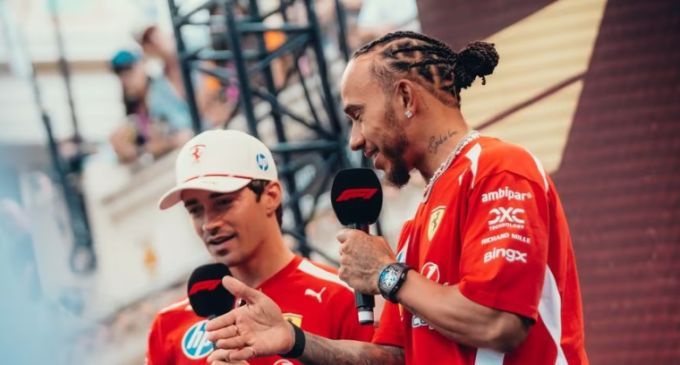 Ferrari F1 Lewis Hamilton Charles Leclerc foto 3