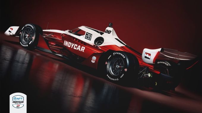INDYCAR onthult het compleet nieuwe chassis IR-28 en nieuwe 2,4-liter V6-hybride voor 2028!