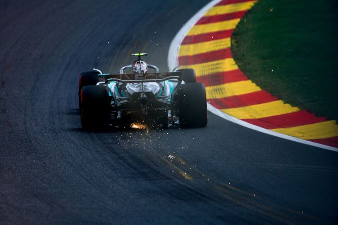 Grand Prix van België 2026 Formule 1 circuit van Spa-Francorchamp 2026 Mercedes achterzijde